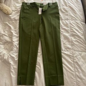 LOFT Dress Pants size 2 New with tags. Olive Green